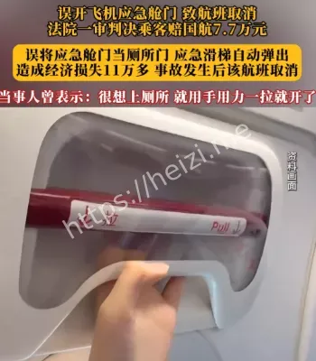 乘客误开应急舱门